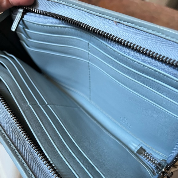 Gucci zip around canvas wallet NICE - Picture 11 of 14